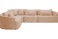 Elementen Banken|Ronde Banken-Fris Lifestyle Hoekbank Loes