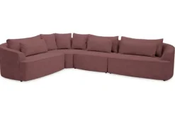 Elementen Banken|Ronde Banken-Fris Lifestyle Hoekbank Loes