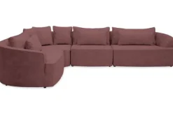 Elementen Banken|Ronde Banken-Fris Lifestyle Hoekbank Loes