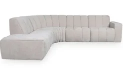 Clearance Hoekbank Naturel Elite GA-80.017 Vitoro Ronde Banken|Loungebanken