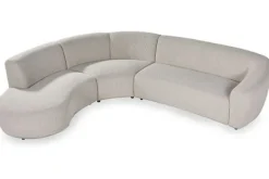 Discount Hoekbank Naturel GA-80.219 Florence Ronde Banken|Loungebanken