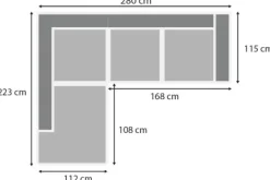 Loungebanken|Hoekbanken-Be Inspired Quick Hoekbank stof Perfect Harmony 02 Mia