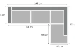 Loungebanken-Be Inspired Quick Hoekbank stof Sino 102 Mia