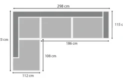 Clearance Hoekbank stof Sino 102 Mia Loungebanken|Hoekbanken