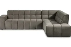 Loungebanken|Hoekbanken- Hoekbank Taupe GA-80.233 Valentino