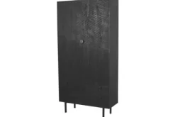 Opbergkasten- Hoge kast Zwart AC-49.055 Cotia