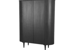 Opbergkasten- Hoge kast Zwart ME-70.012 Oliva