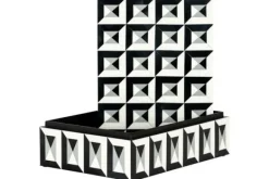 Decoratie-Richmond Interiors Juwelenbox Black White Groot 212088 Licia