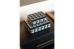 Decoratie-Richmond Interiors Juwelenbox Black White Groot 212088 Licia