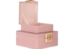 Decoratie-Richmond Interiors Juwelenbox Roze Groot 212094 Bodine