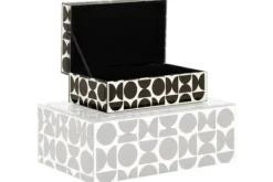 Decoratie-Richmond Interiors Juwelenbox Zwart Klein 212161 Vivian