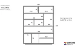 Opbergkasten|Vakkenkasten-Eleonora Meubelen Kabinet 96281 Helsinki
