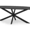 Discount Keukentafel - zwart Oslo Eettafels