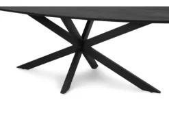 Discount Keukentafel - zwart Oslo Eettafels