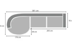 Online Loungebank stof Tiffany 05 Dordoni Loungebanken