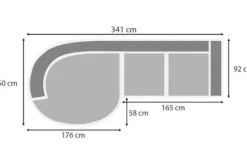 Loungebanken-Be Inspired Quick Loungebank stof Tiffany 05 Dordoni