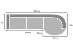 Loungebanken-Be Inspired Quick Loungebank stof Tiffany 05 Dordoni