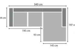 Loungebanken-Be Inspired Quick Loungebank stof Tokio 170 Amarillo