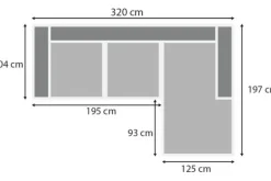 Loungebanken-Be Inspired Quick Loungebank stof Tokio 170 Amarillo