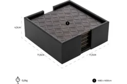 Decoratie-Richmond Interiors Onderzetters 211495 Yora