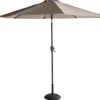 Tuinartikelen-Hartman tuinmeubelen Parasol Taupe 14.097.133 Sunline
