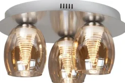 Outlet Plafondlamp Amberglas Nebula Plafondlamp