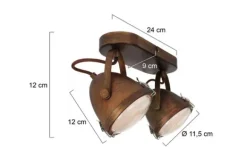 Clearance Plafondlamp 1312B Paco Mexlite Spots|Plafondlamp