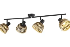 Outlet Plafondlamp 19931-4BK Lance Plafondlamp