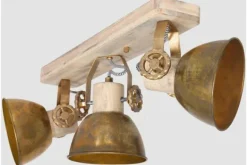 Spots|Plafondlamp-Steinhauer Plafondlamp 2133BR Gearwood Mexlite