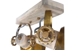 New Plafondlamp 7969BR Gearwood Mexlite Plafondlamp