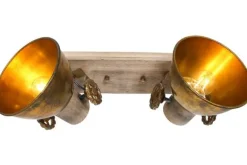 New Plafondlamp 7969BR Gearwood Mexlite Plafondlamp