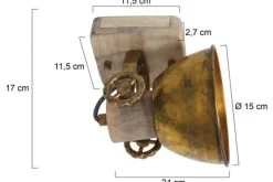 Plafondlamp-Steinhauer Plafondlamp 7968BR Gearwood Mexlite
