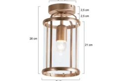 Plafondlamp|Hanglampen-Steinhauer Plafondlamp 5973BR Pimpernel