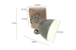 Plafondlamp-Steinhauer Plafondlamp 7968g Gearwood  Mexlite