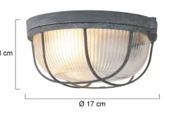 Sale Plafondlamp 1342GR Lisanne Mexlite Plafondlamp