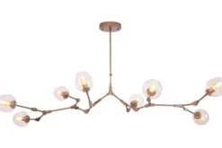 Sale Plafondlamp 8-lichts Brons Cas Plafondlamp