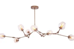 Sale Plafondlamp 8-lichts Brons Cas Plafondlamp