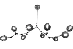 Online Plafondlamp nikkel 9-lichts Cas Plafondlamp