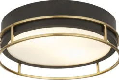 Plafondlamp-Searchlight Plafondlamp 62012-2PB Phoenix