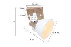 Plafondlamp-Steinhauer Plafondlamp 7968W Gearwood Mexlite