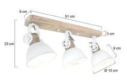 Spots|Plafondlamp-Steinhauer Plafondlamp 2133W Gearwood Mexlite