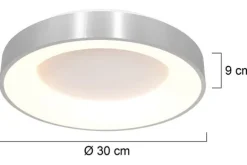 New Plafondlamp 3086ZI Ringlede Plafondlamp
