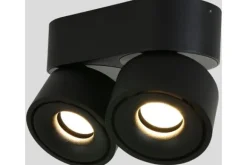 Outlet Plafondlamp 2674ZW Fez Black Mexlite Spots|Plafondlamp