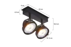 Spots|Plafondlamp-Steinhauer Plafondlamp 1451ZW Lenox