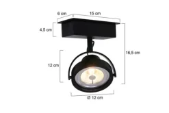 Hot Plafondlamp 1450ZW Lenox Spots|Plafondlamp