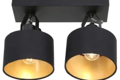 Hot Plafondlamp 3334ZW Ornoir Mexlite Spots|Plafondlamp