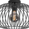 Discount Plafondlamp Zwart Bolato Plafondlamp
