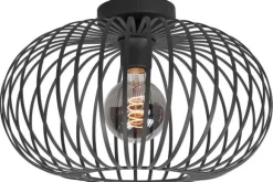 Discount Plafondlamp Zwart Bolato Plafondlamp