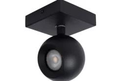Spots|Plafondlamp-Lucide Plafondlamp Zwart Favori