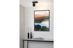 Spots|Plafondlamp-Lucide Plafondlamp Zwart Favori